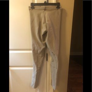 TRIDENT RIDING PANTS/BREECHES KHAKI MEASUREMENTS IN PICS-XS IN MY OPINION